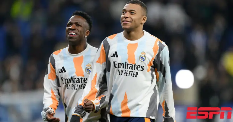 ESPN: «Трансферы «Реал Мадрид» — решение по Винисиусу и Беллингему»