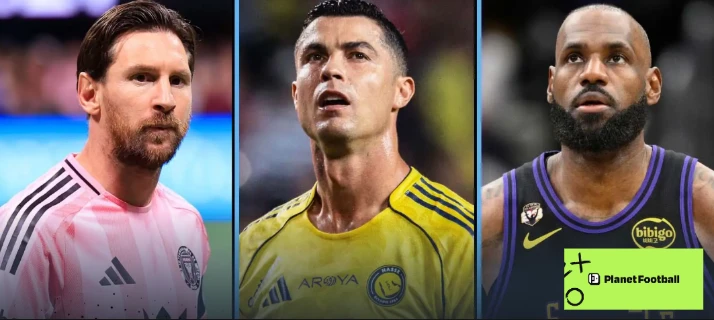 Planet Football: «Самые высокооплачиваемые спортсмены 2026 года: Роналду превзошёл Леброна и Месси»