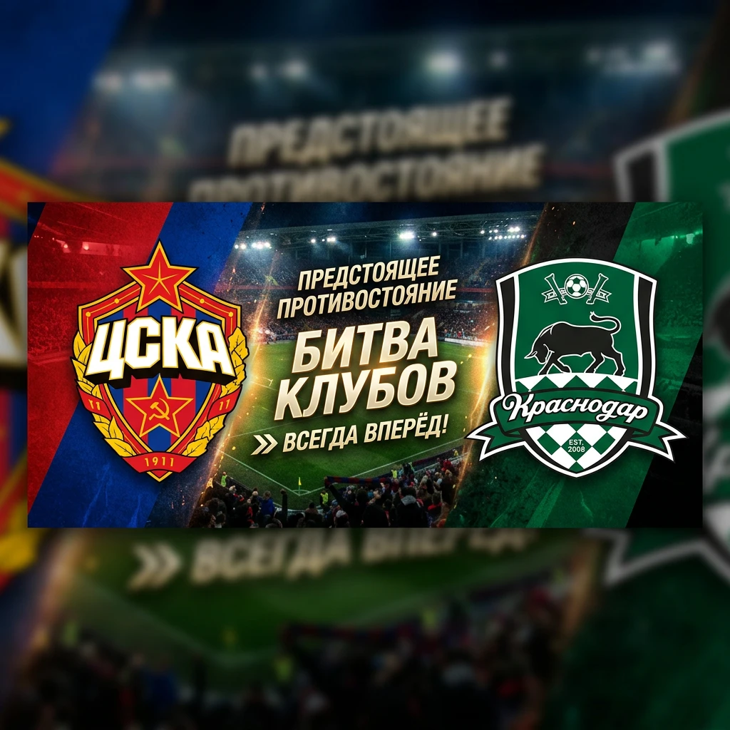 Прогноз на матч ЦСКА — «Краснодар» 4 марта 2026: полуфинал Кубка России, составы и коэффициенты